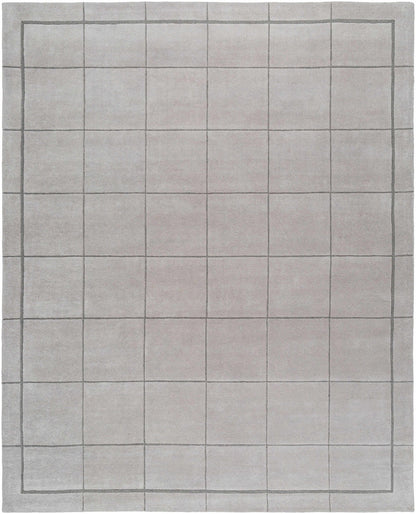 Siarl Gray Checkered Area Rug - Quahog Bay Bedding