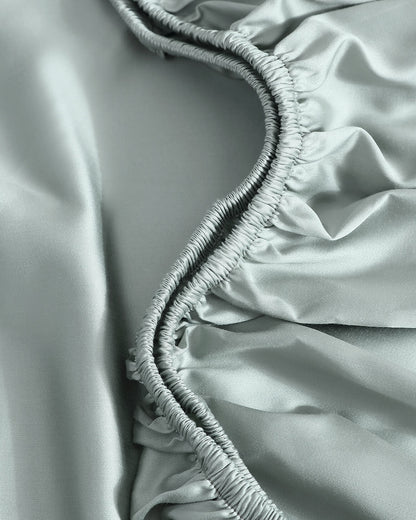 Silky Lyocell Fitted Sheet - Quahog Bay Bedding