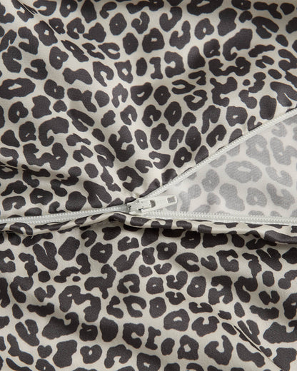 Silky Lyocell Leopard Print Duvet Cover - Quahog Bay Bedding