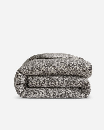 Silky Lyocell Leopard Print Duvet Cover - Quahog Bay Bedding