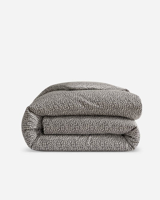 Silky Lyocell Leopard Print Duvet Cover - Quahog Bay Bedding