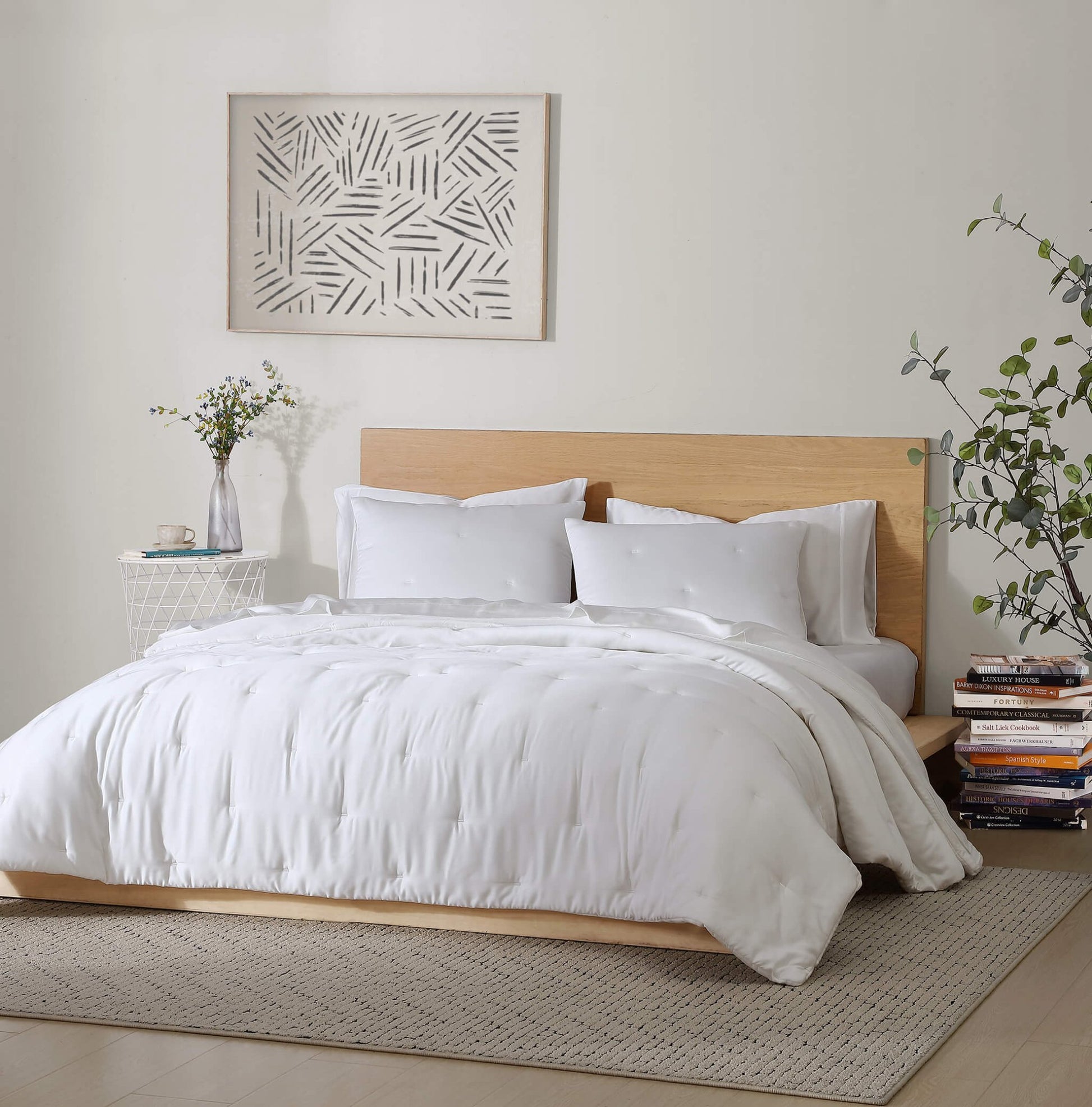 Silky Lyocell Stitch Comforter - Quahog Bay Bedding