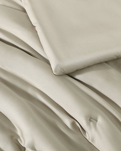 Silky Lyocell Stitch Comforter - Quahog Bay Bedding