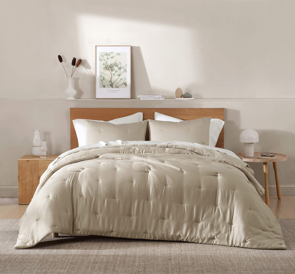 Silky Lyocell Stitch Sham Set - Quahog Bay Bedding
