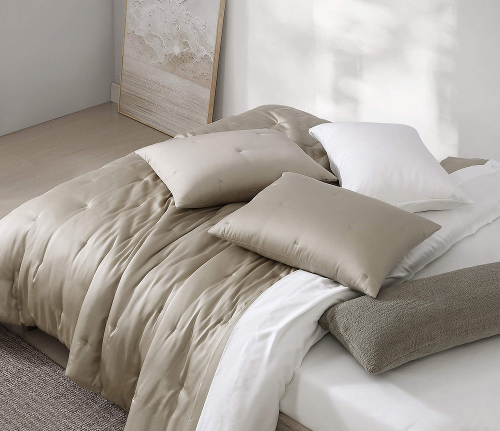 Silky Lyocell Stitch Sham Set - Quahog Bay Bedding