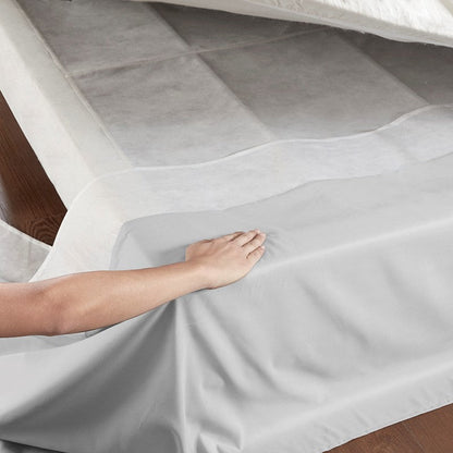 Simple Fit Wrap Around Adjustable Bedskirt - Grey - Quahog Bay Bedding