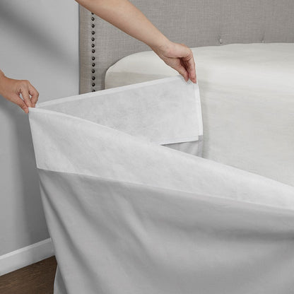 Simple Fit Wrap Around Adjustable Bedskirt - Grey - Quahog Bay Bedding