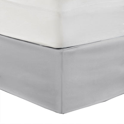 Simple Fit Wrap Around Adjustable Bedskirt - Grey - Quahog Bay Bedding
