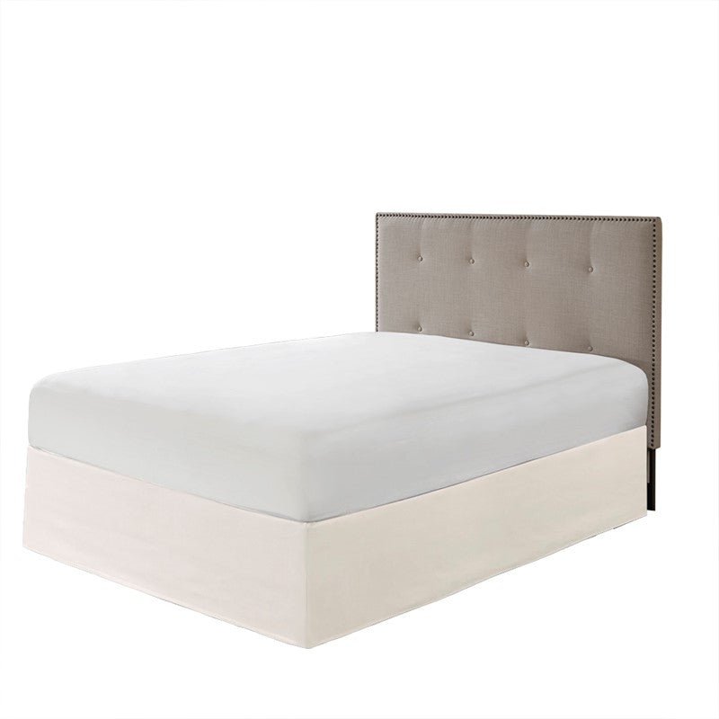 Simple Fit Wrap Around Adjustable Bedskirt - Ivory - Quahog Bay Bedding