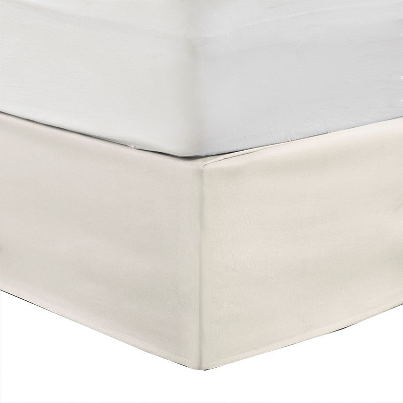 Simple Fit Wrap Around Adjustable Bedskirt - Ivory - Quahog Bay Bedding