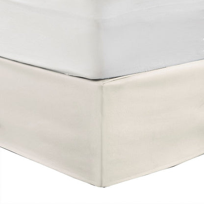Simple Fit Wrap Around Adjustable Bedskirt - Ivory - Quahog Bay Bedding