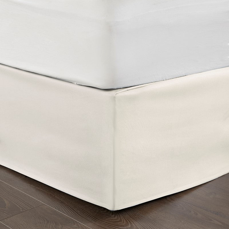 Simple Fit Wrap Around Adjustable Bedskirt - Ivory - Quahog Bay Bedding