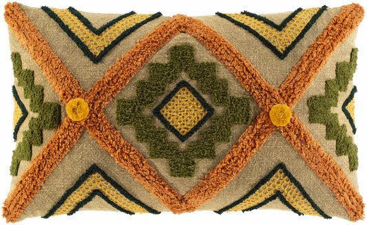 Skibbereen Boho Geometric Lumbar Pillow - Quahog Bay Bedding