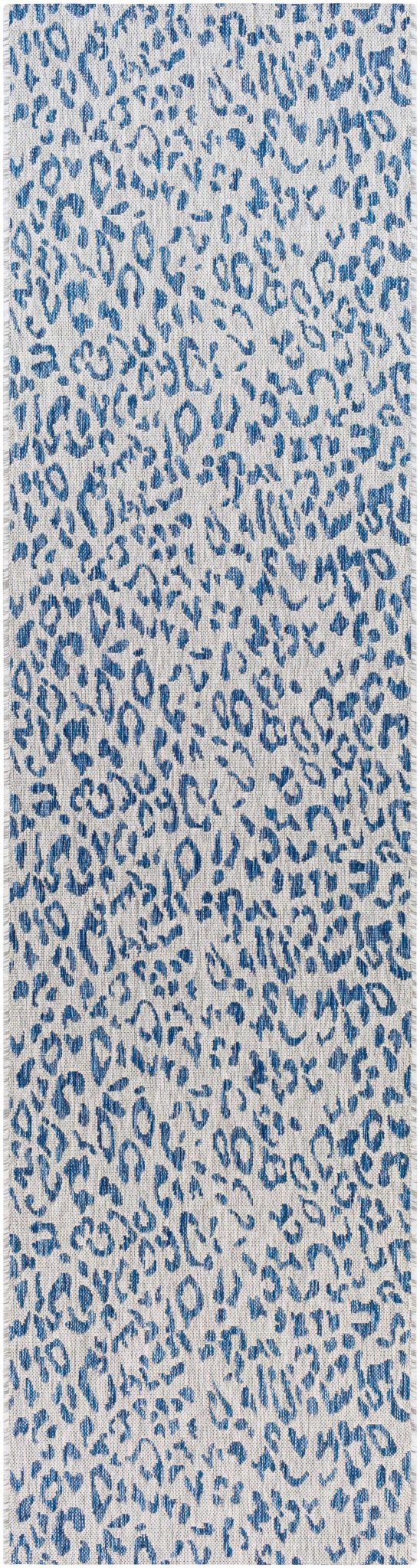Skipsea Blue Leopard Performance Rug - Quahog Bay Bedding