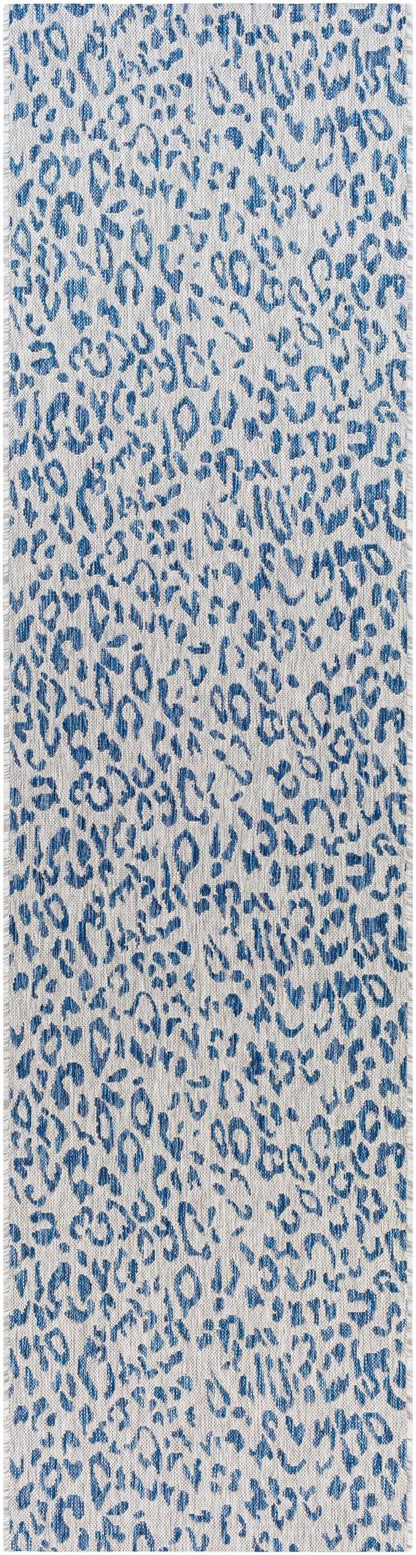 Skipsea Blue Leopard Performance Rug - Quahog Bay Bedding