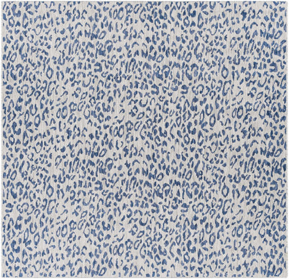 Skipsea Blue Leopard Performance Rug - Quahog Bay Bedding