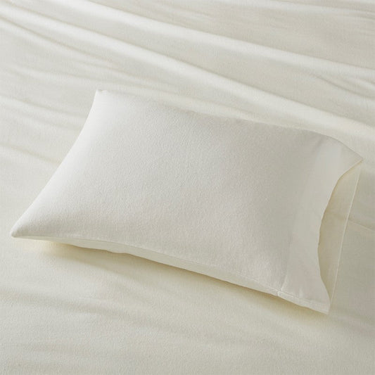 Sleep Philosophy Flannel 100% Cotton Flannel Sheet Set - Ivory - Quahog Bay Bedding