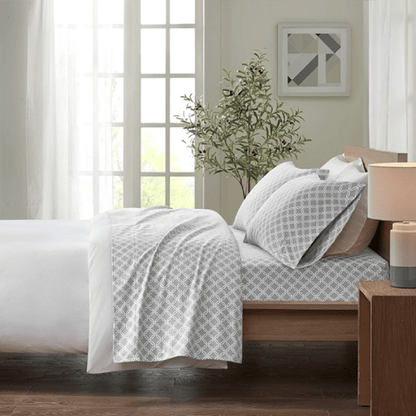 Sleep Philosophy Flannel 100% Cotton Flannel Sheet Set Solid & Prints - Quahog Bay Bedding