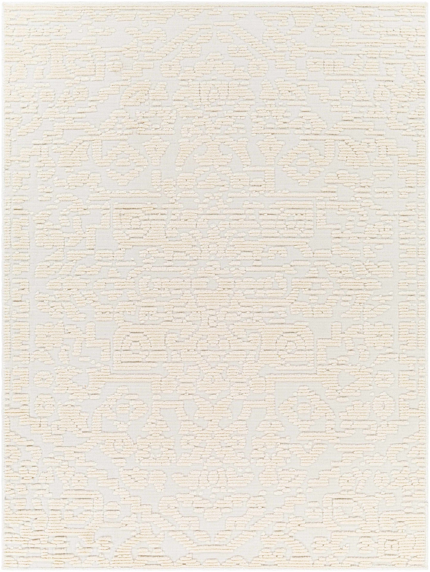 Beren Cream Washable Area Rug