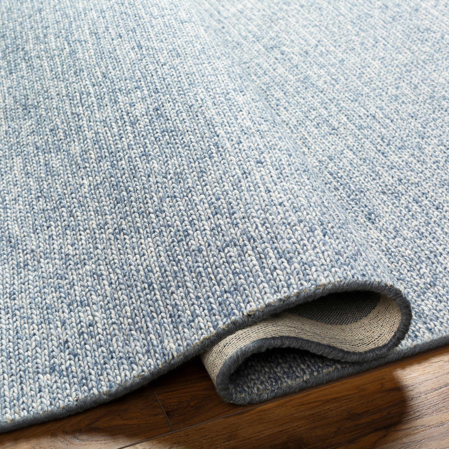 Alyra Light Blue Solid Area Rug - Clearance