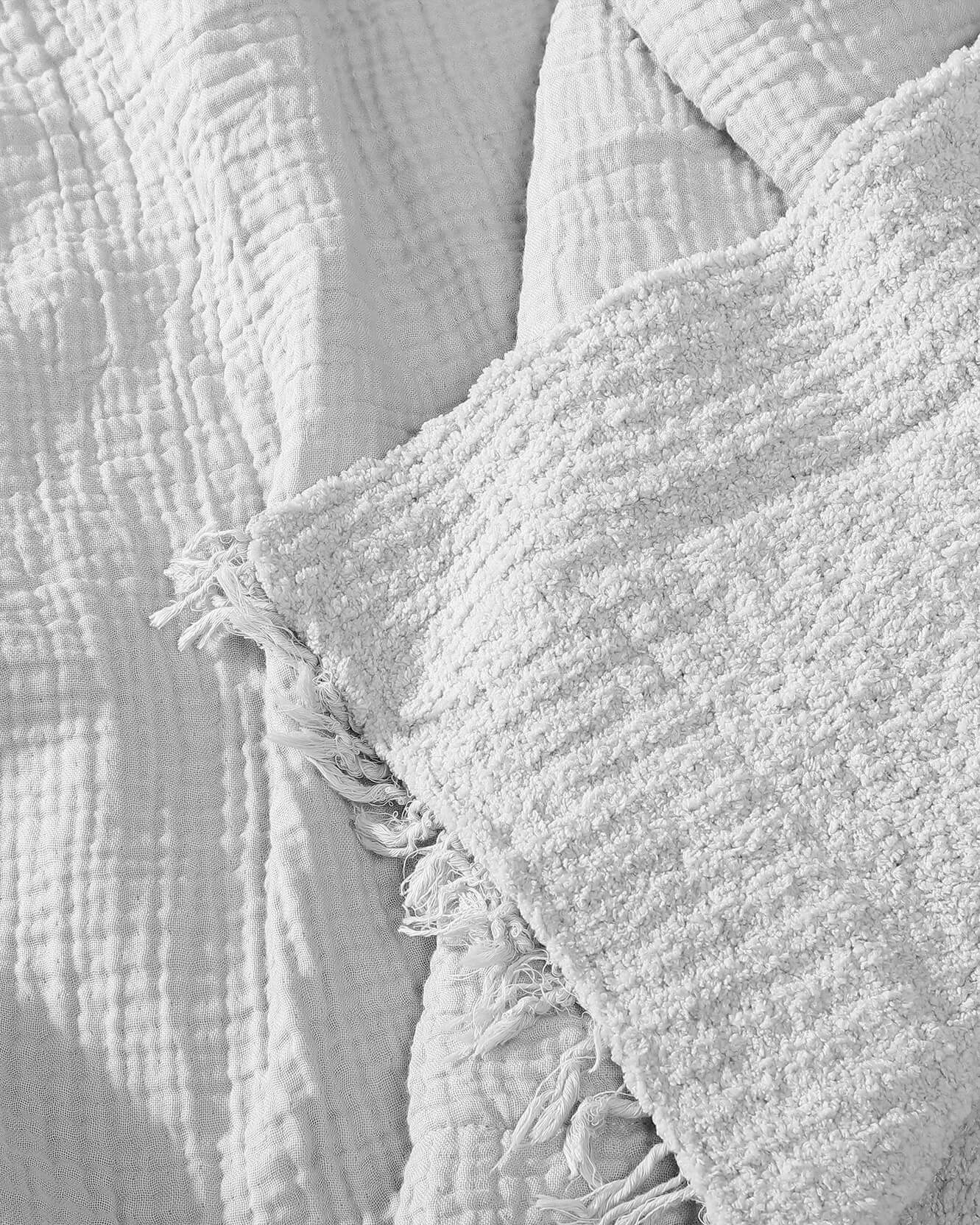 Snug Muslin Bed Blanket - Quahog Bay Bedding