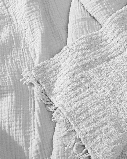 Snug Muslin Bed Blanket - Quahog Bay Bedding