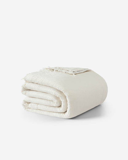 Snug Muslin Bed Blanket - Quahog Bay Bedding