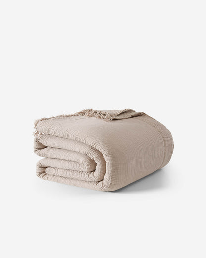 Snug Muslin Bed Blanket - Quahog Bay Bedding