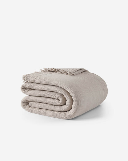 Snug Muslin Bed Blanket - Quahog Bay Bedding