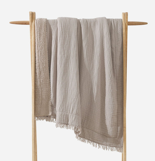 Snug Muslin Throw - Quahog Bay Bedding