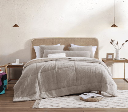 Snug Quilted Comforter - Sustainable Bedding - Quahog Bay Bedding