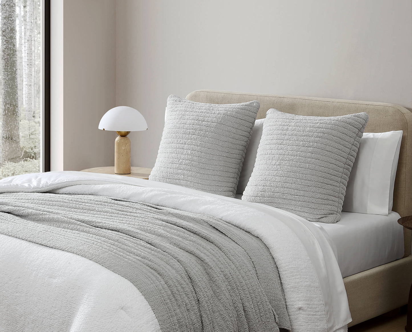 Snug Striped Euro Pillow - Quahog Bay Bedding