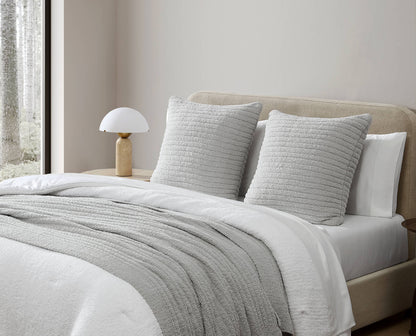 Snug Striped Euro Pillow - Quahog Bay Bedding