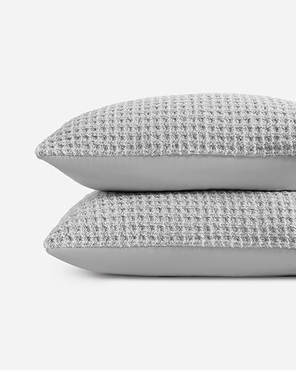 Snug Waffle + Bamboo Sham Set - Quahog Bay Bedding