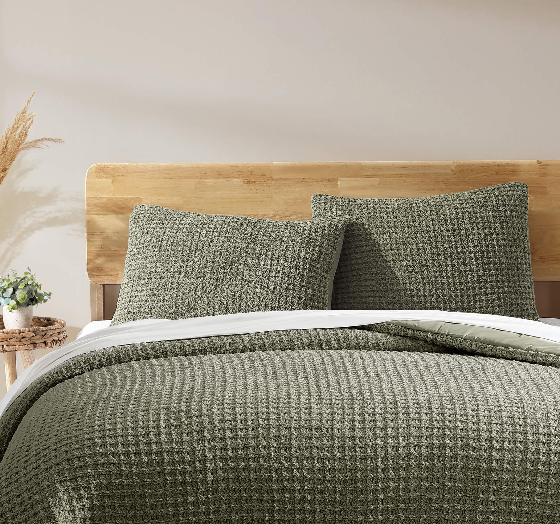 Snug Waffle Comforter - Quahog Bay Bedding