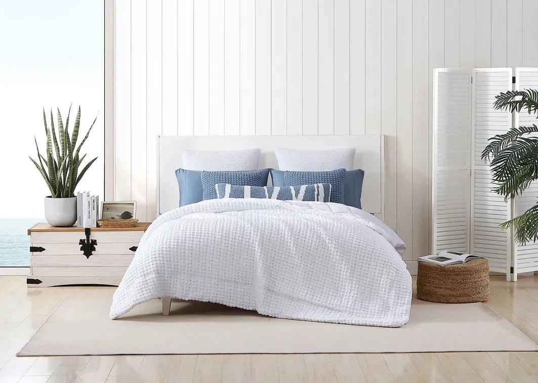Snug Waffle Comforter - Quahog Bay Bedding