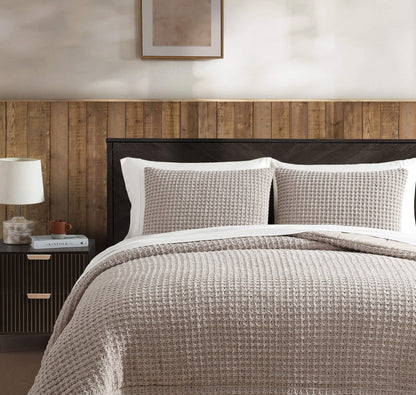 Snug Waffle Comforter - Quahog Bay Bedding