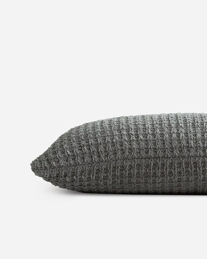 Snug Waffle Lumbar Pillow - Quahog Bay Bedding