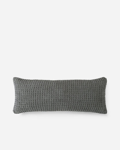 Snug Waffle Lumbar Pillow - Quahog Bay Bedding