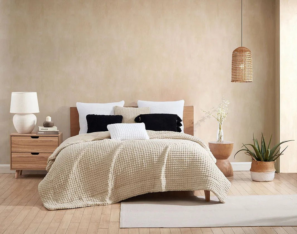 Snug Waffle Mini Pillow - Quahog Bay Bedding