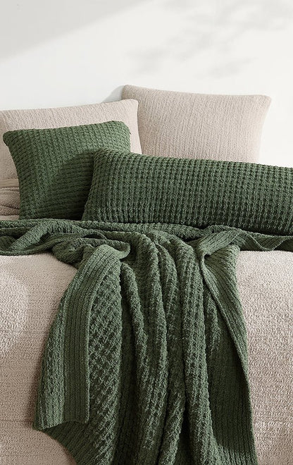 Snug Waffle Throw Pillow - Quahog Bay Bedding