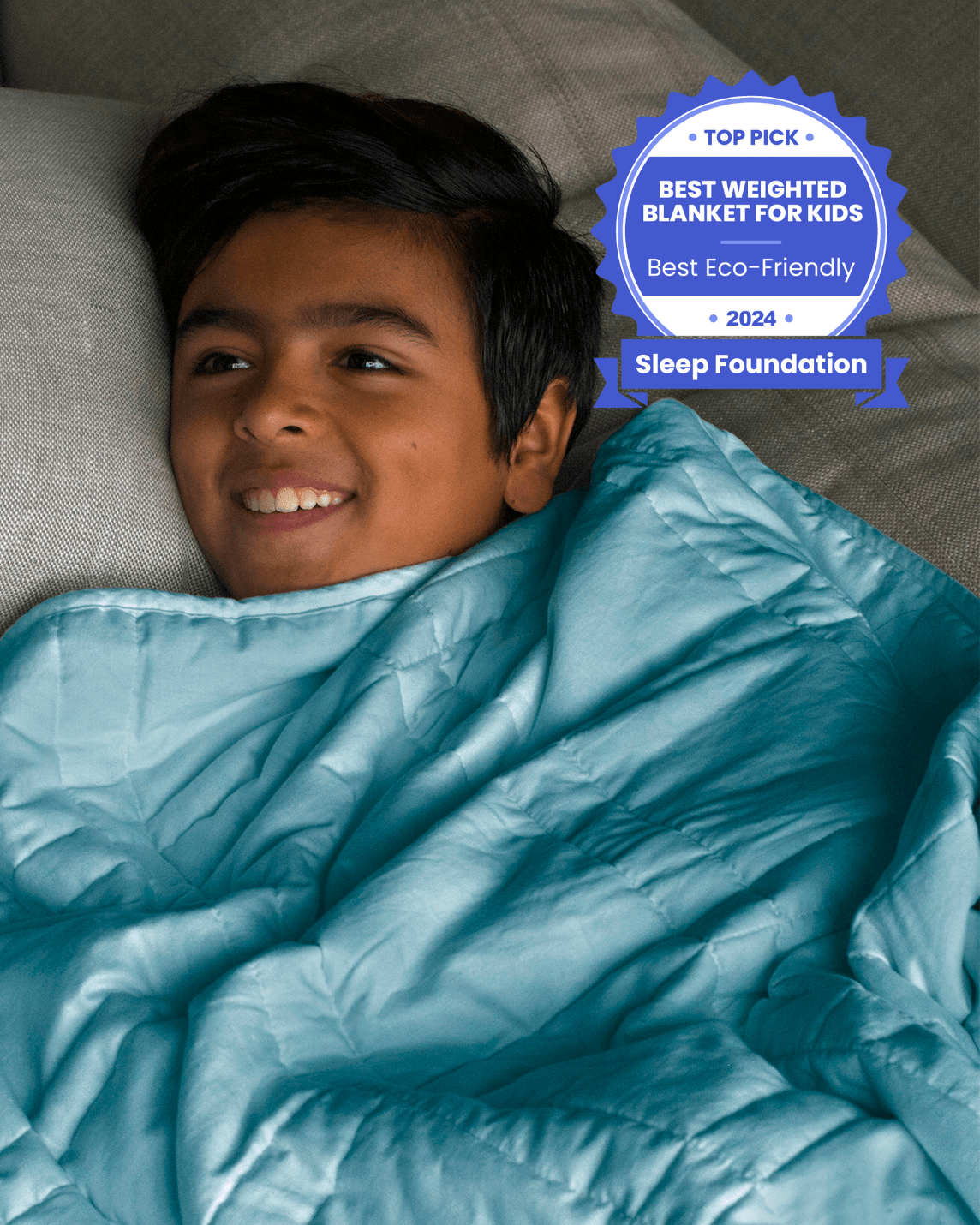 The Mini Blanket 100% Cotton Weight Blanket - Quahog Bay Bedding