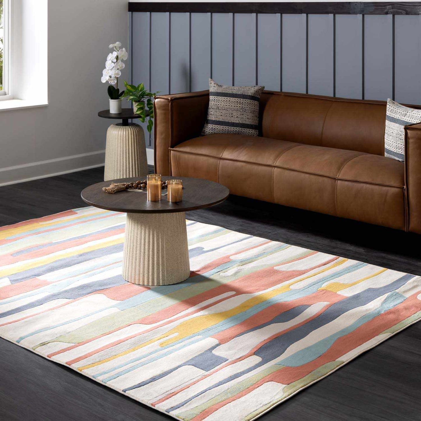 Southfields Colorful Modern Area Carpet - Medium Pile - Contemporary Rug - Quahog Bay Bedding