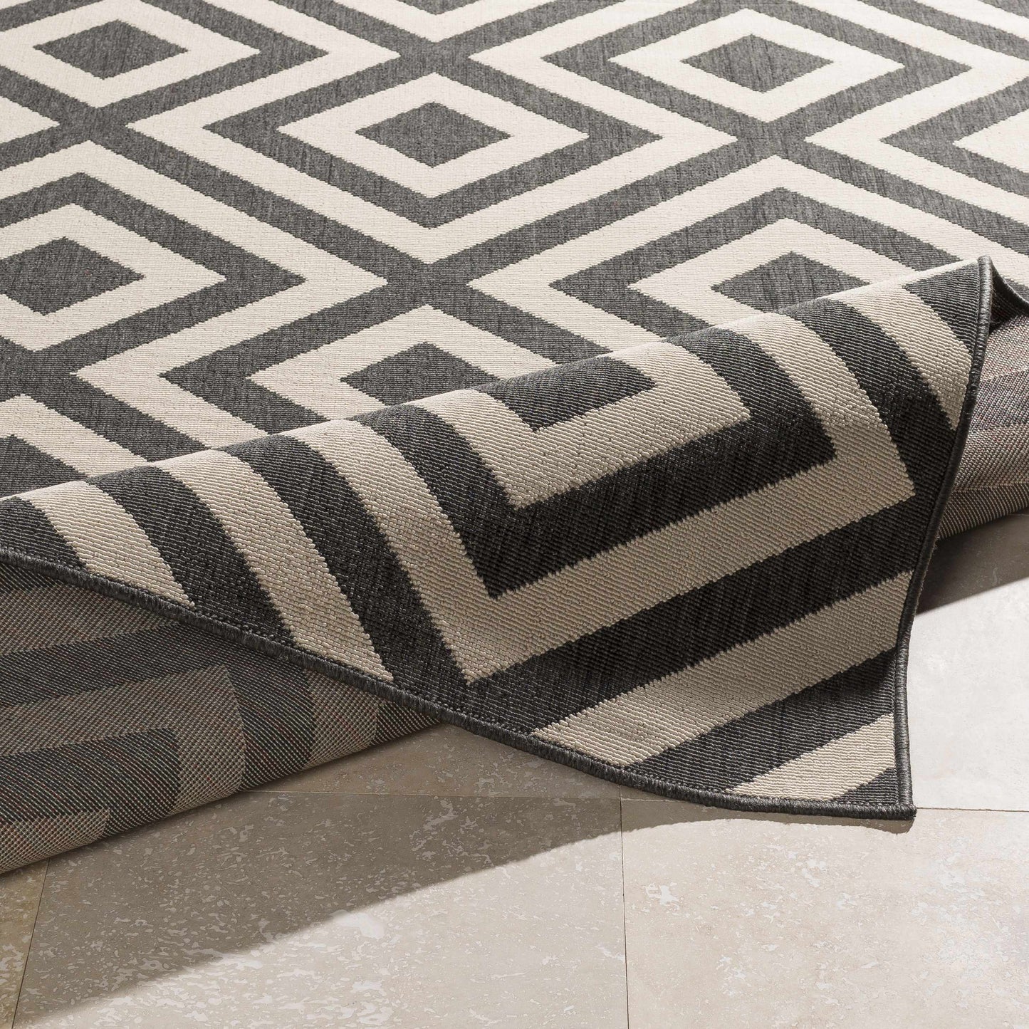 Spilsby Geometric Outdoor Rug - Clearance