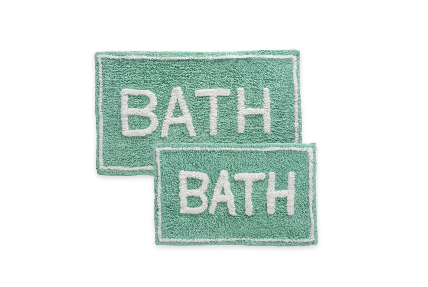 ST Mary’s 2 Piece 100% Cotton Tufted Bath Rug Set with Latex Backing - Quahog Bay Bedding