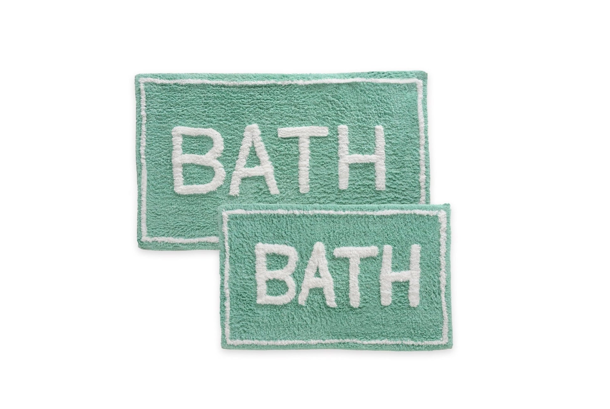 ST Mary’s 2 Piece 100% Cotton Tufted Bath Rug Set with Latex Backing - Quahog Bay Bedding