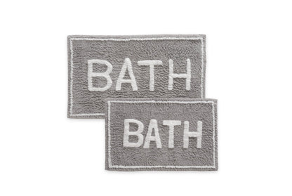 ST Mary’s 2 Piece 100% Cotton Tufted Bath Rug Set with Latex Backing - Quahog Bay Bedding