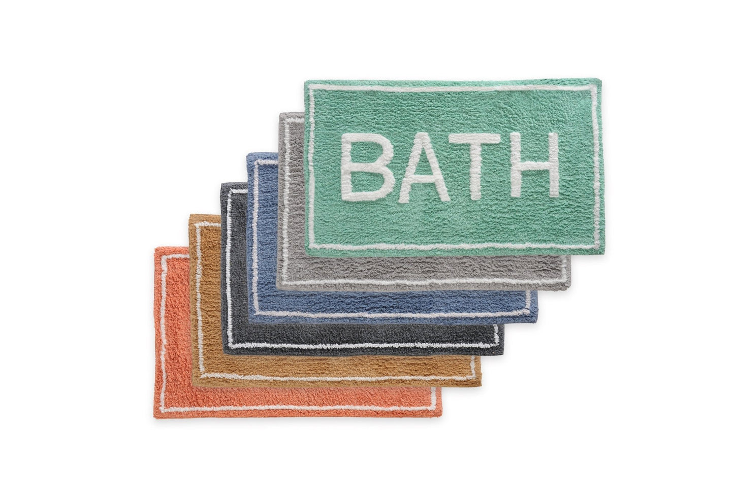 ST Mary’s 2 Piece 100% Cotton Tufted Bath Rug Set with Latex Backing - Quahog Bay Bedding