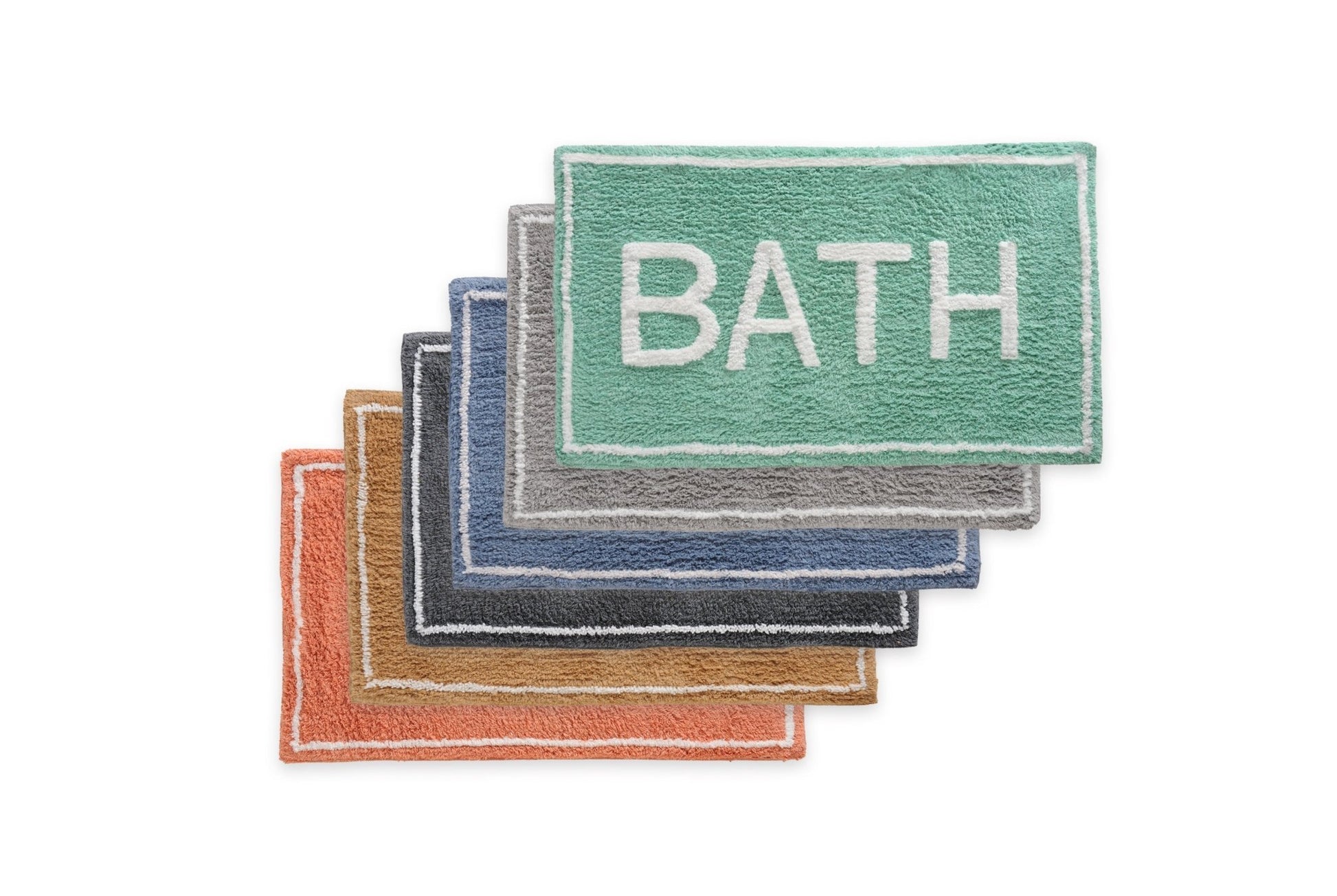 ST Mary’s 2 Piece 100% Cotton Tufted Bath Rug Set with Latex Backing - Quahog Bay Bedding