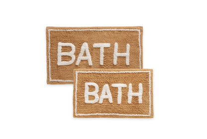 ST Mary’s 2 Piece 100% Cotton Tufted Bath Rug Set with Latex Backing - Quahog Bay Bedding